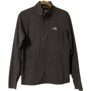 The North Face gray fleece women’s pullover so sm